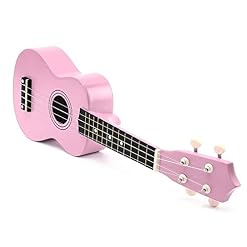 ukulélé Voyage 21 Pouces Ukulele Guitar 4 Cordes Basse Guitare Uke Kids Cadeau Musical (Color : Pink) - Les Beatles, Paul McCartney, John Lennon, RIngo Starr, George Harrison ukulélé Voyage 21 Pouces Ukulele Guitar 4 Cordes Basse Guitare Uke Kids Cadeau Musical (Color : Pink) – Image 2