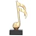 Garosa Décor de Musique Sculpture Musicale Statue Note de Musique Figurine pour la Maison Piano Cadeaux Souvenirs décorations de Musique