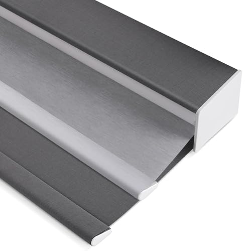 Zshine Day and Night Dual Layers Manual Safe Cordless Roller Blinds Shades Suitable for Home, Office, Hotel, Club, Restaurant, Cinema Windows (82133E)