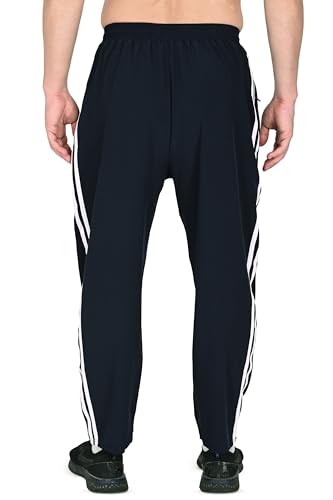 Image of Men's NS Cotton Track Pants, Elastic Waistband, Pockets & Jip Casual Sports Trousers, Gym Sports Workout Plus Size (S to 6XL)