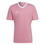 Adidas, Entrada22, Fussball T-Shirt, Halbrosa Glühen, M, Mann