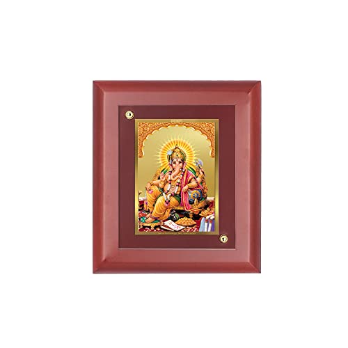 Cadre Lord Ganesh mural en or 24k pour purifier votre intérieur