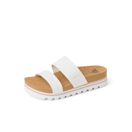 Reef Women's Cushion Vista Hi Sandal, Cloud, 7