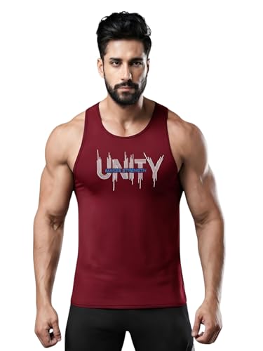 Image of 3Colors Men's Active Sleeveless Polyester Tank Top- Cool and Comfortable Workout wear, Dry fit Gym Vests - Unity