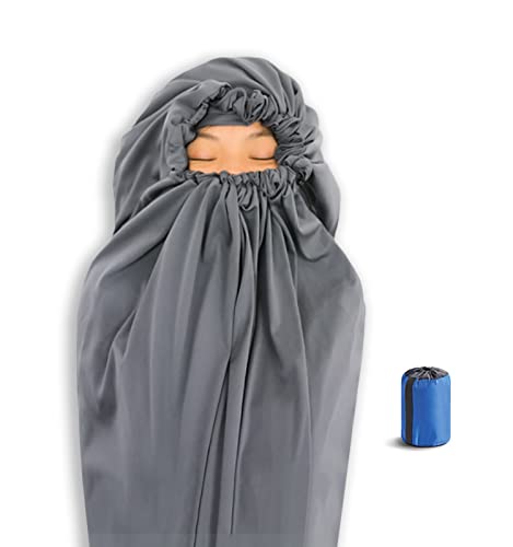 Litume Thermolite All Season Sleeping Bag Liner Add Up to 22&deg;F, Mummy Sleeping Sack for...