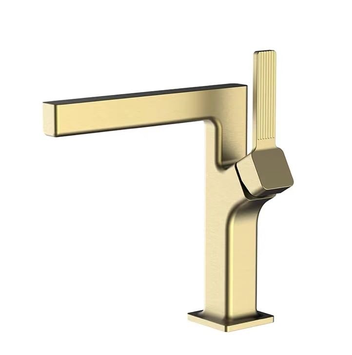 Robinet de lavabo en laiton pour remplacer un vieux mitigeur qui fuit avec style