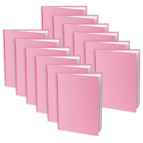 Carnet livre vierge rose rigide Young Authors album blanc 28 pages pour dessin et écriture