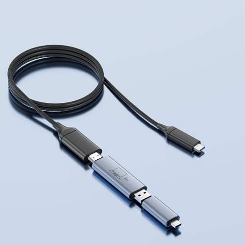 Image of H6 Video Signal Conversion Hub for Laptop to Transmite Video Signal from USB-A /Non Full-Featured USB-C Port, M1 /M2 /M3 chip MacBook Pro /Air to High Definition Dispaly by HDMI Port (Driver Needed)
