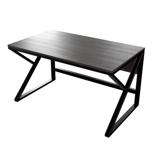 Image of Riyan Luxiwood Alden Computer Table in Engineering Wood for Home & Office, Simple Style Desk, Scratch Resistance Surface, Easy to Assemble, Study Table for Kids (Size-12 X 5 X 75 Cm) - Brown