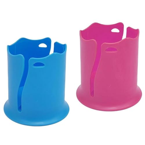 OHREN 2 pezzi accessori SUP porta bevande, porta bevande per SUP Board, accessori per kayak portabottiglie, porta bevande per paddle board per bicchieri, lattine e bottiglie (blu, rosso)