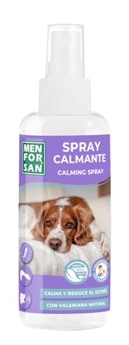 MENFORSAN Spray calmante para Perros 60ml, con valeriana Natural, Reduce el estrés