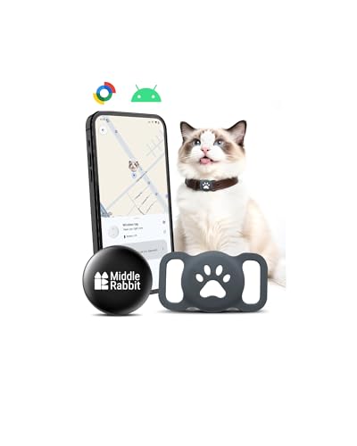 Cat Tracker for Android Only – GPS Pet Tracking Smart Tag for Cat Collars, Android Airtag, Animal Finder, Compatible with Google Find Hub App