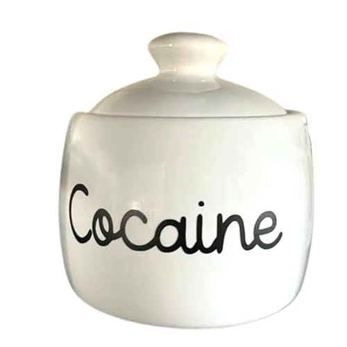 EOQIFJM Ceramic Sugar Bowl with Lid, Countertop Sugar Dispenser and Container