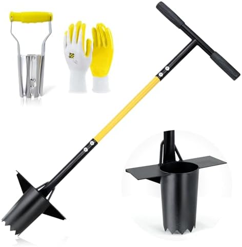 Jardineer Ensemble d'outils de plantation de bulbes 3 pièces, out...