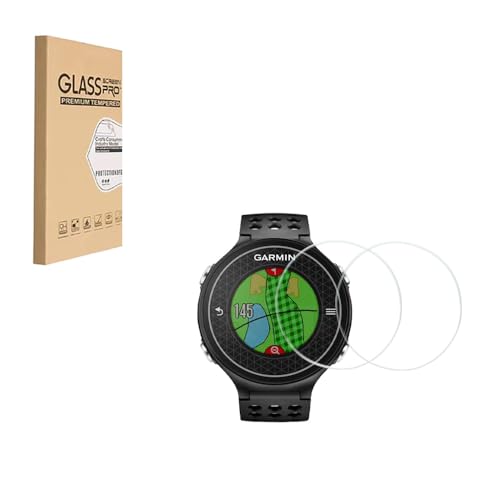 Screen Protector for Garmin Approach S6 Tempered Glass Film, 9H Hardness,Anti-Scratch,High Definition,Bubble Free (2 pcs)