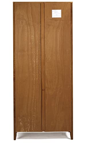 Camaflexi Shaker Style 6 Shelf Bookcase / Solid Wood / 72 Inch Tall / Adjustable Shelving / Closed Back / Display Bookshelf For Living Room, Bedroom, Home And Office, Cherry #TOP5