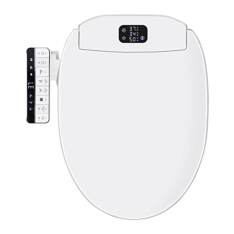 Siège de toilette intelligent bidet avec télécommande et eau chaude