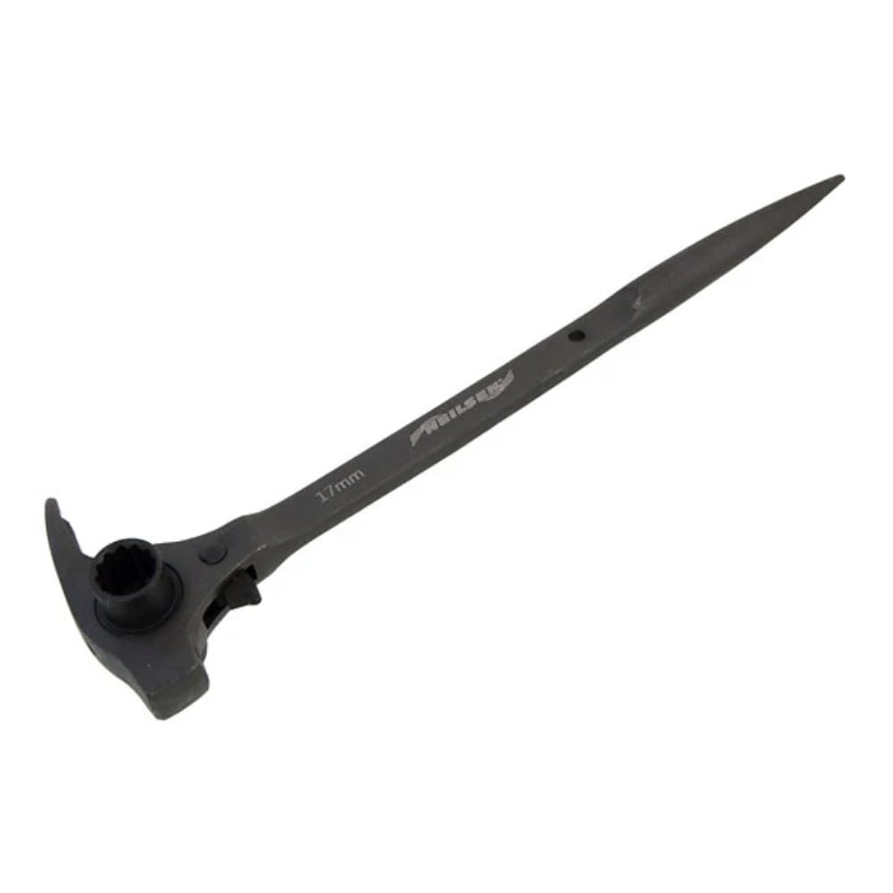 Neilsen CT5066 17mm 21mm Ratchet Scaffolding Wrench 24 Tooth Ratchet Mechanism Claw Hammer Head Pry Bar Handle Chrome Vanadium