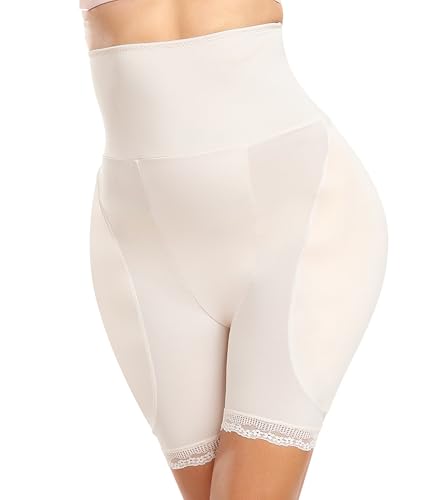OPPOQ Shapewear Calzoncillos para Mujeres, Pantalones de Control de abdomino 4xl-6xl, Pantalones de Levantador de Cadera de la Cadera del Cuerpo del Traje,Beige,5XL