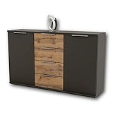 kommode ikea weiß SOFTCLOSE - Das Sideboard besticht durch die elegante Verbindung aus Holz und Metall & bietet mit den Softclose-Schubladen erstklassige Qualität. Keine knallenden Schubladen & gequetschte Finger!