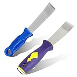 UHANBUT Wheel Weight Remover, Auto Tire Repair Tool with Non-Slip Grip for Removing Adhesive Stick-On Wheel Weights, Universal Tire Balancer Scraper for Most Vehicles (2PCS)