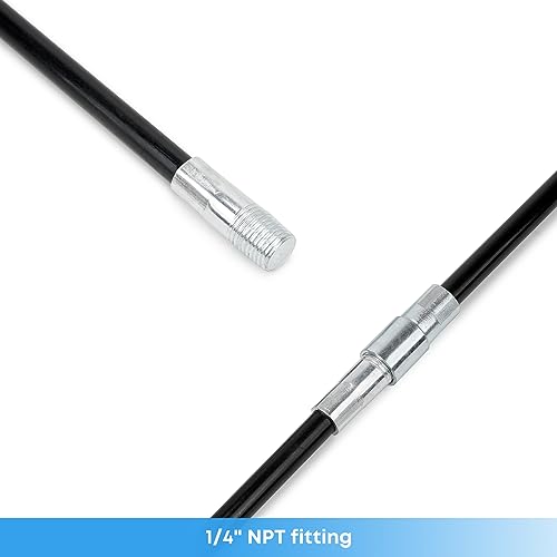 Stanbroil 18-Foot Fiberglass Chimney Rod Kit, 1/4" NPT Fittings, Used with Brush to Clean Debris from Chimney - Image 4