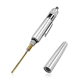 JNXIJ Precision Oiler, Aluminum Precision Oil Pen with Solid Needle & Pocket Clip, Lightweight Lube System Oiler Portable Oil Applicator for Machine Maintenance, Car Accessories