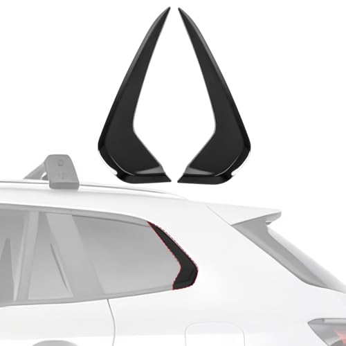 Rear Window Molding Trim Protector Cover (Left & Right) Replacement for Mazda CX 50 CX-50 Hybrid 2023 2024 2025 2026 D-Pillar Rear Molding Outer Trim Glossy Black