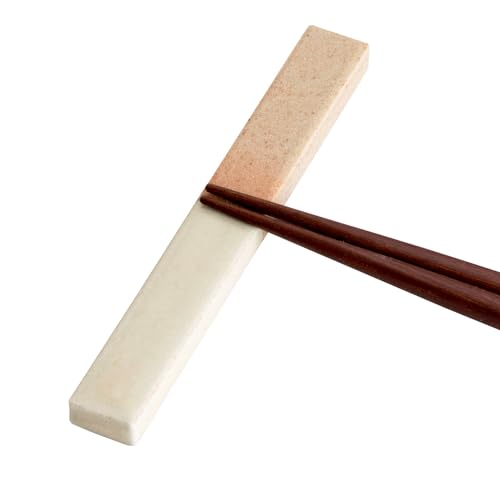 トランパラン り 箸置き カトラリーレスト 美濃焼 日本製 単品 掛け分けタイプ (ソイルホワイト)