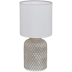 Lampara De Mesa Zakara EGLO BELLARIVA Lámpara de mesa, 40 W, gris
