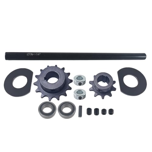 Jackshaft para minibike y karts de transmisión por cadena 40/41/420 de 3/4 pulgadas