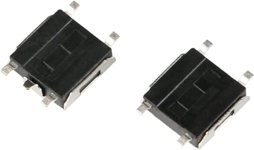 Interruptor táctil SMD de 5 pines y 6x6 mm en pack de 100 unidades 6