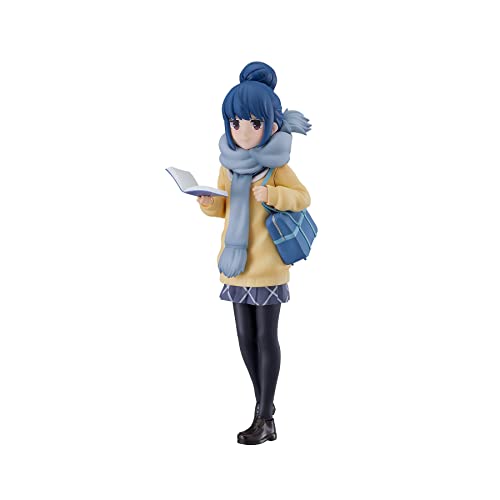 Figura Rin Shima Laid-Back Camp Pop Up Parade para decorar escritorios y vitrinas anime