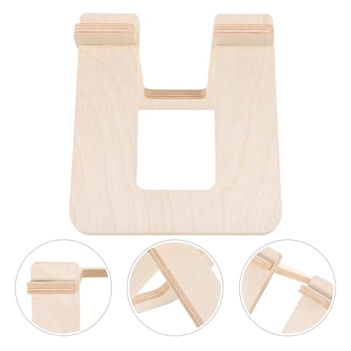Soporte de Bicicleta Desmontable de Madera Beige SEWACC 4