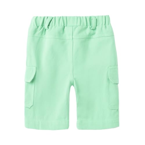 Shorts cargo de sarga para niños que necesitan ropa resistente 3