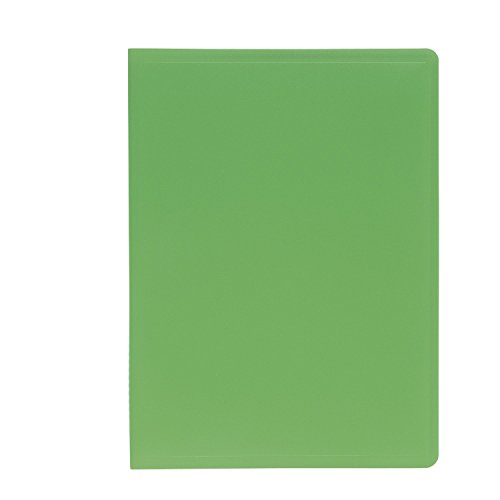 Exacompta - Ref 8513E - Soft PP Display Book - Suitable for A4 Documents, Made from Polypropylene, Lightweight, 10 Pockets, 20 Viewing Pages - Green Cover