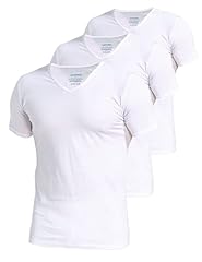 White V-neck 3-pack