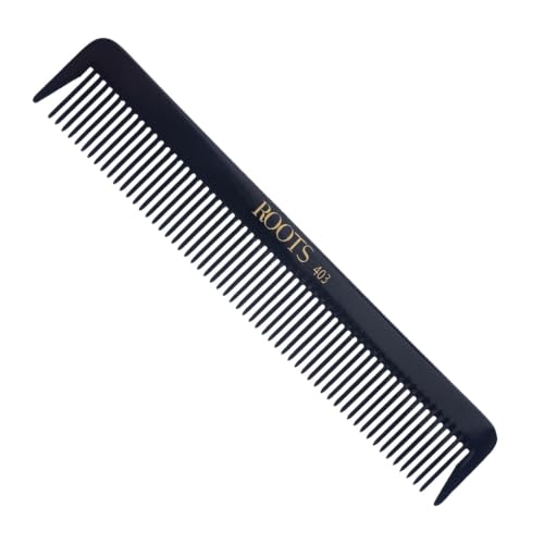 Image of ROOTS - Professional Hair Cutting Comb | Wide Teeth | Salon Grade - For Men & Women | Ideal for Sectioning & Colouring | Rounded Teeth prevent Hair & Scalp Damage | Length - 7.3 Inch | Model No. 403