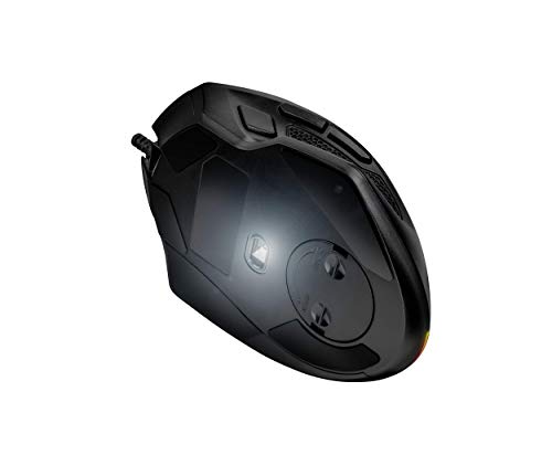 Trust GXT 165 Celox Mouse Gaming RGB di Alta Precisione con 8 Pulsanti Programmabili e Peso Regolabile, Nero
