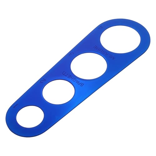 Alipis Règle Mesure Pâtes Spaghetti Acier Inoxydable Ustensile Cuisine Contrôle Portion Doseur Outil Guide Cuisson