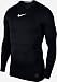 Men's Nike Pro Cool Compression Top Black/Dark Grey/White Size X-Large