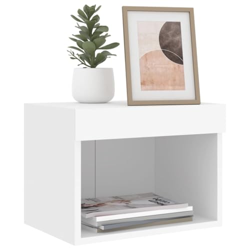 Table de chevet murale LED blanche pour illuminer vos soirées de lecture - 5
