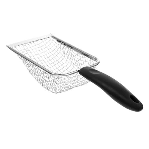 ifundom Stainless Steel Cat Litter Scoop Lightweight Pet Litter Shovel for Effortless Waste Removal Durable Metal Mesh Design for Clean Litter Boxes Essential Cat Accessories
