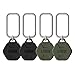 Produktbild Urban Armor Gear Scout Hülle für die Apple AirTags Anhänger 4er-Pack [Robuste Airtag Schlüsselanhänger, Abnehmbarem Karabinerhaken, Befestigung am Schlüssel/Rucksack] 2X schwarz / 2X Olive