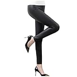 QHDDP Track Pants Sporthose Damen Bundeswehr Hose Jumpsuit Damen Herbst Und Winter Kurz Jeans Damen Stretch Wide Leg Jeans Damen Latzhose Damen 3/4 Leggings MäDchen High Waist Hose(Schwarz,4XL)