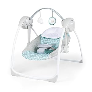 Ity by Ingenuity Swingity Swing Easy-Fold Portable Baby Swing – Goji