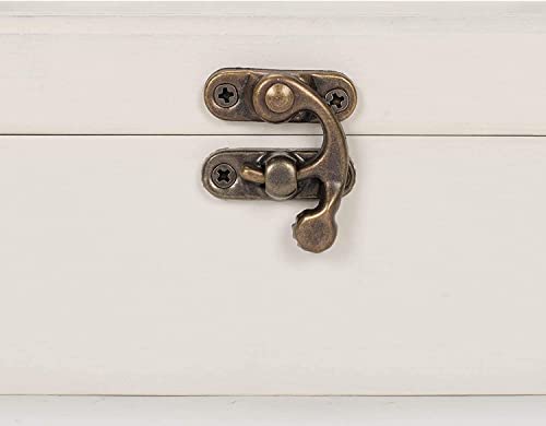 Demdaco Life Full Of Love White Wash 8 X 6 Scalloped Wood Photo Frame Decorative Jewelry Box #TOP3