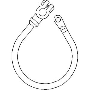 Compatible with John Deere Cable Battery to Starter Part No: A-AR69238