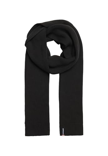 Écharpe Superdry Essential Logo écharpe d hiver homme femme longue noire