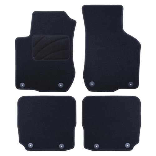 OCC Design - Alfombrillas Coche a Medida, Compatibles con Audi A3 8L (1996-2003), Moqueta, Velour/Polipropileno, Anclaje...